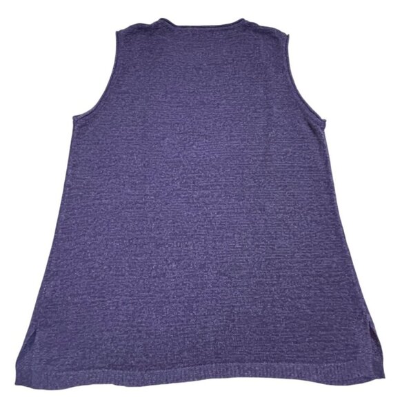 STACCATO Women’s Sleeveless Sweater with Side Slits (L) - Picture 3 of 6